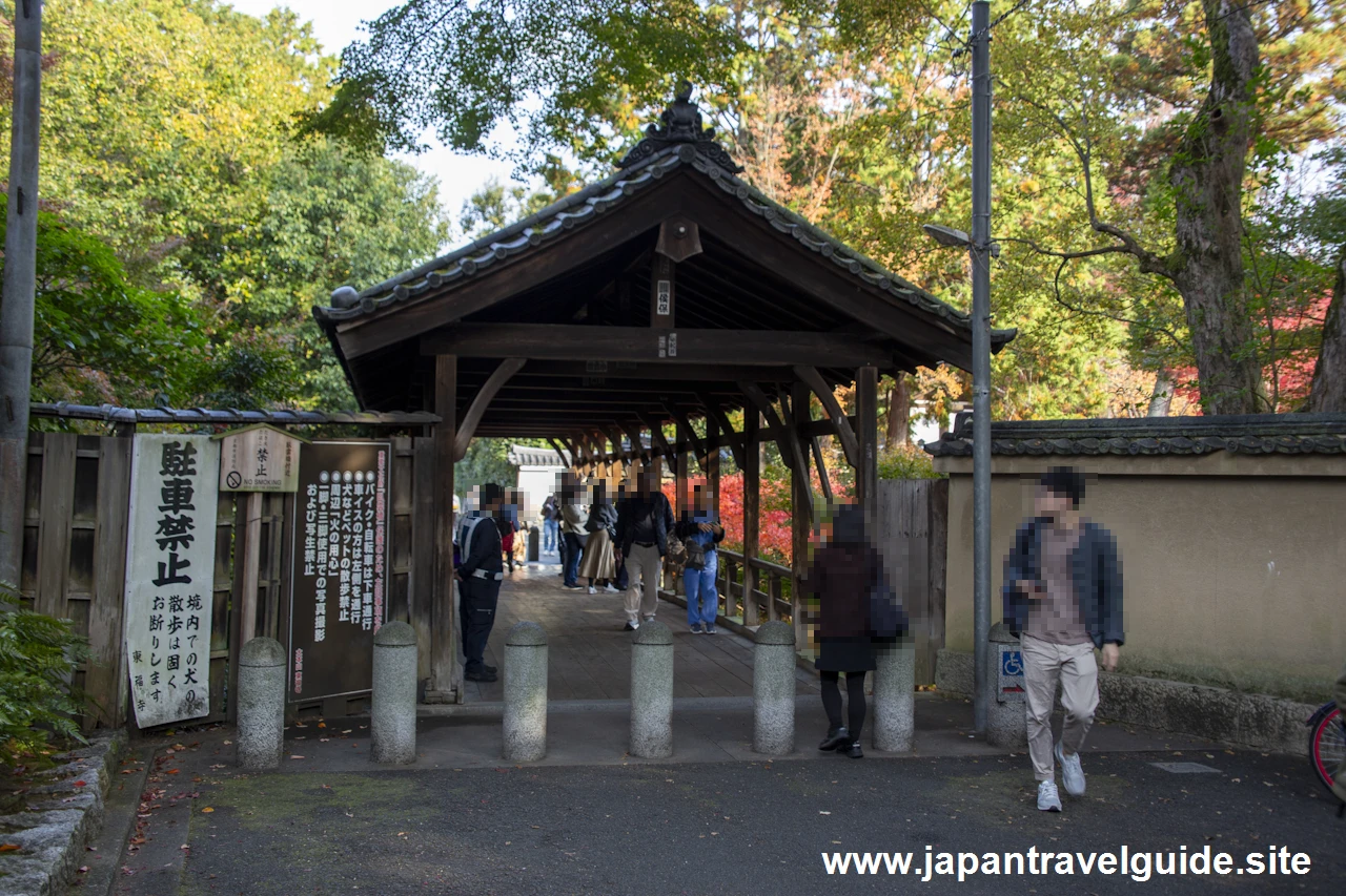 東福寺の紅葉：東福寺の見どころ(1)