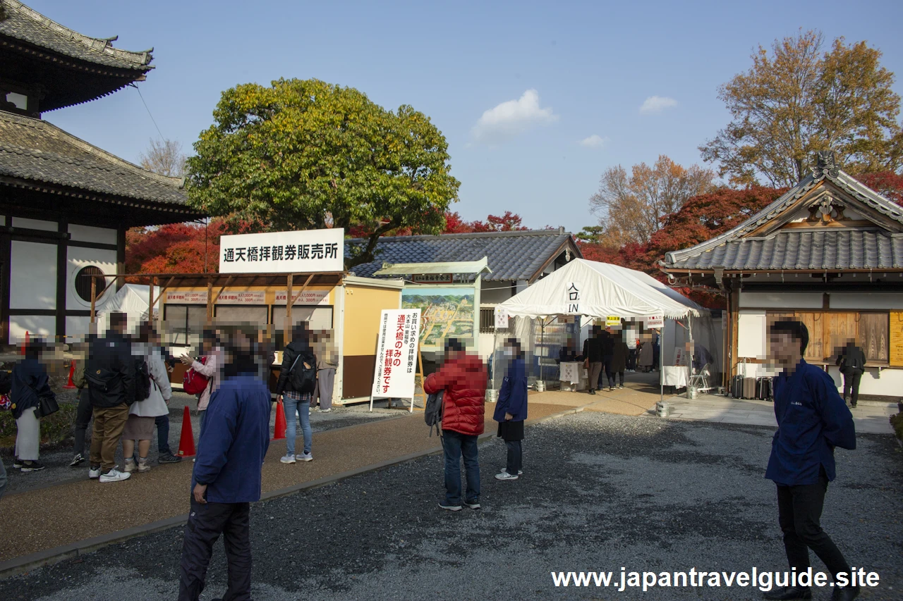 通天橋および洗玉潤の紅葉：東福寺の紅葉の見どころ(2)