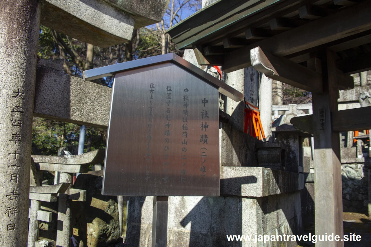 二ノ峰(中社神蹟)：伏見稲荷大社の見どころ(3)