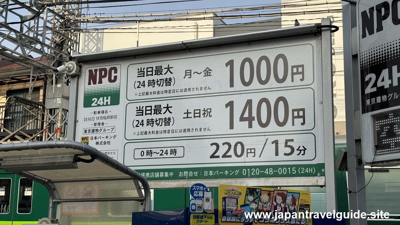 NPC24H伏見稲荷駅前パーキング：伏見稲荷大社の駐車場ガイド(3)