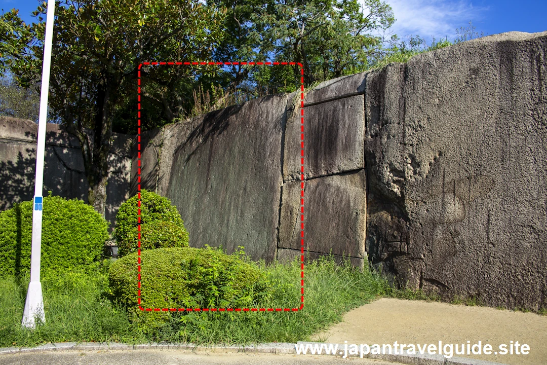 碁盤石：大阪城の巨石（蛸石、肥後石）(4)