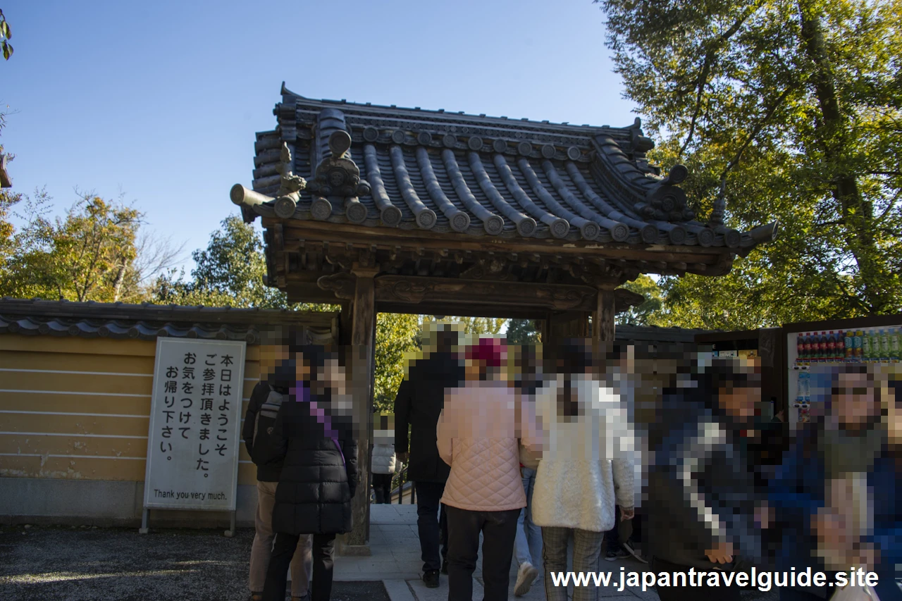 金閣寺出口：金閣寺の見どころ(1)