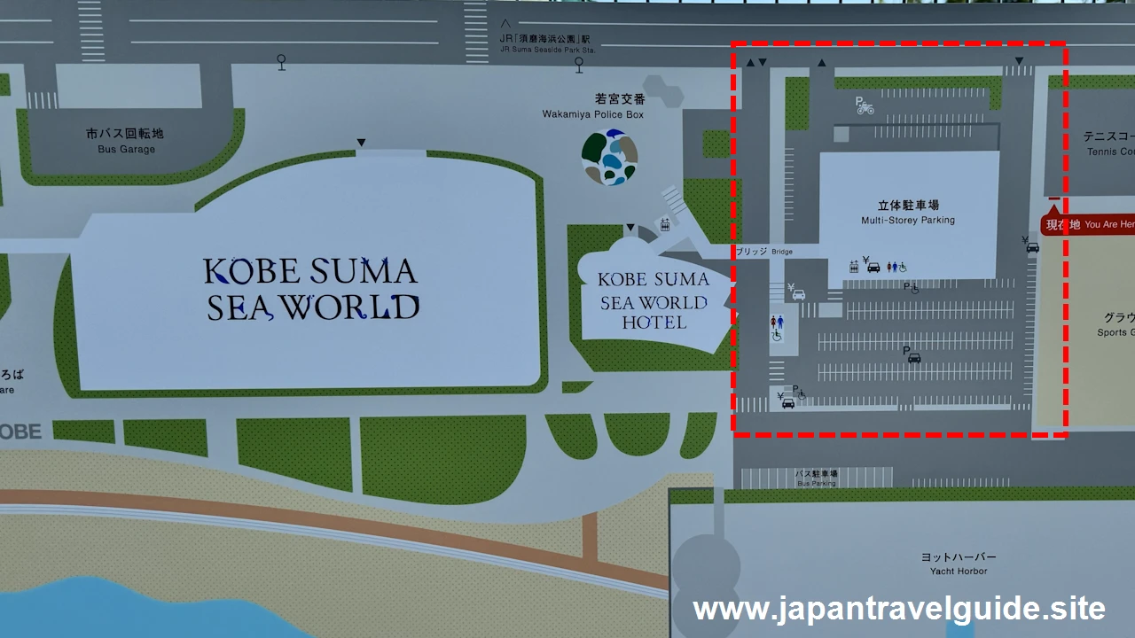 須磨海浜公園駐車場の場所について(1)