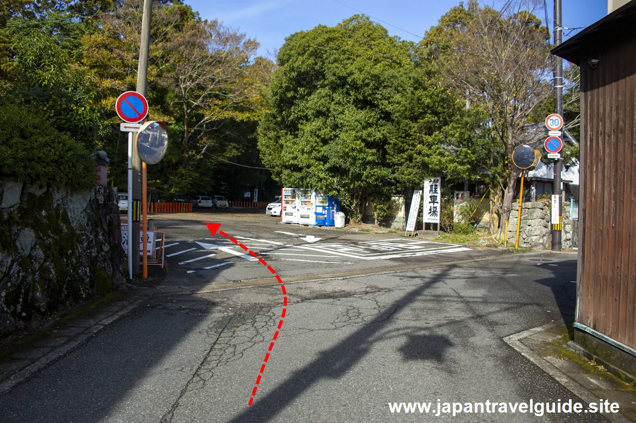 熊野速玉大社の駐車場(3)