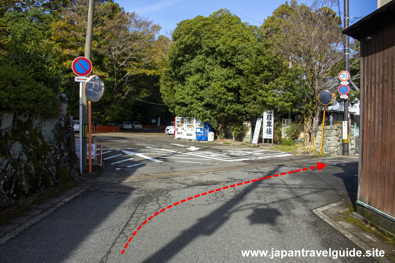 熊野速玉大社の臨時駐車場(1)