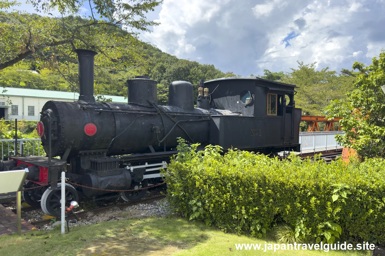 尾西鉄道上記機関車1号：明治村4丁目エリアの見どころ(2)