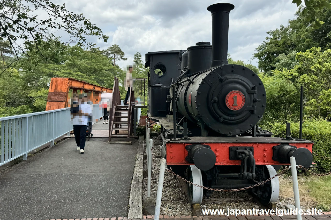 尾西鉄道上記機関車1号：明治村4丁目エリアの見どころ(4)