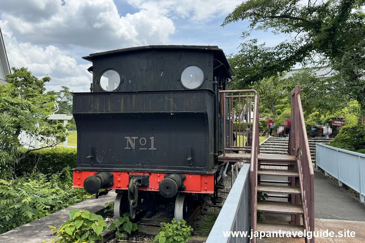 尾西鉄道上記機関車1号：明治村4丁目エリアの見どころ(5)