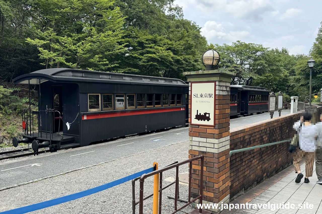 蒸気機関車12号/9号および三等客車：明治村4丁目エリアの見どころ(4)