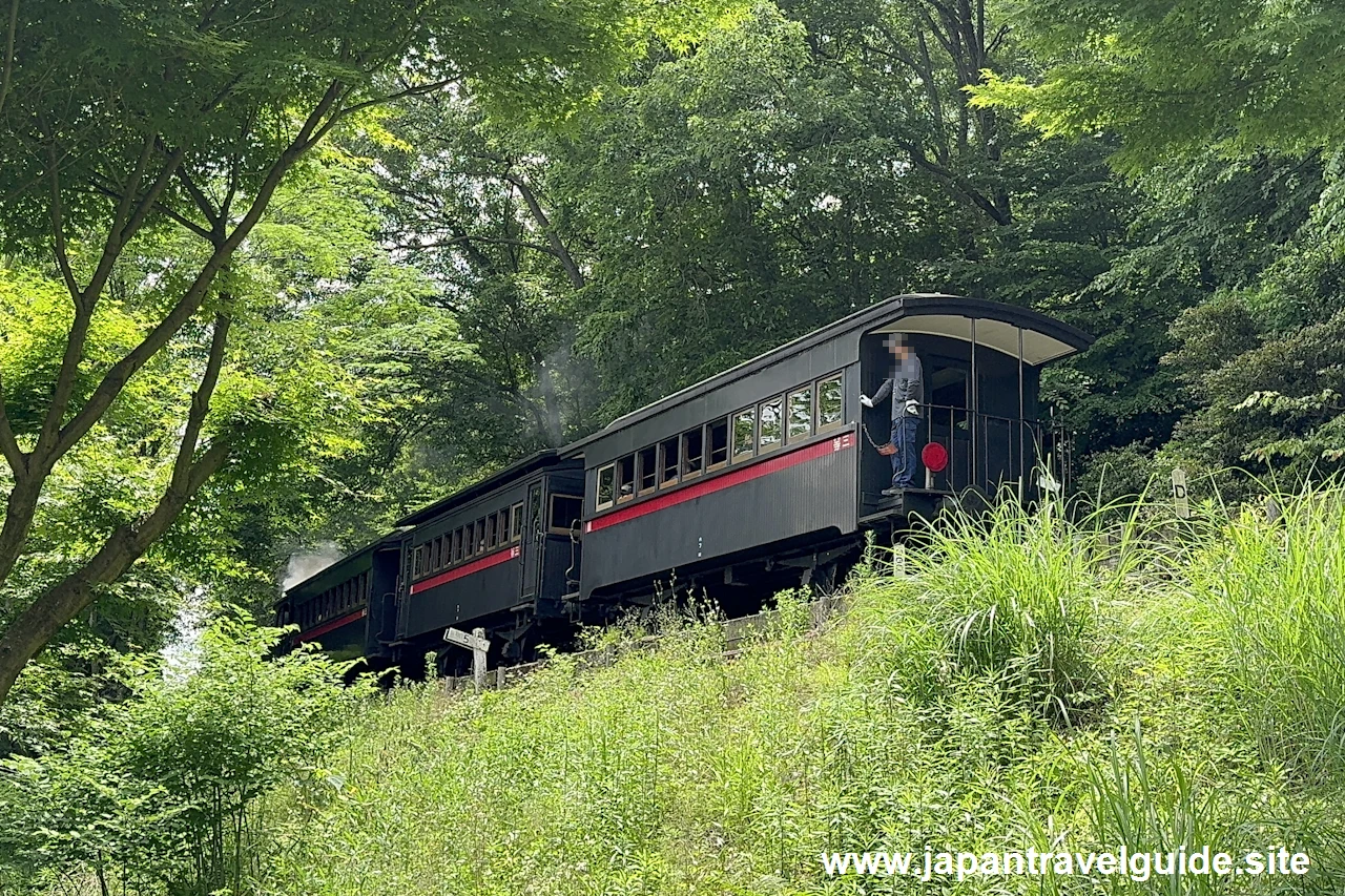 蒸気機関車12号/9号および三等客車：明治村4丁目エリアの見どころ(8)