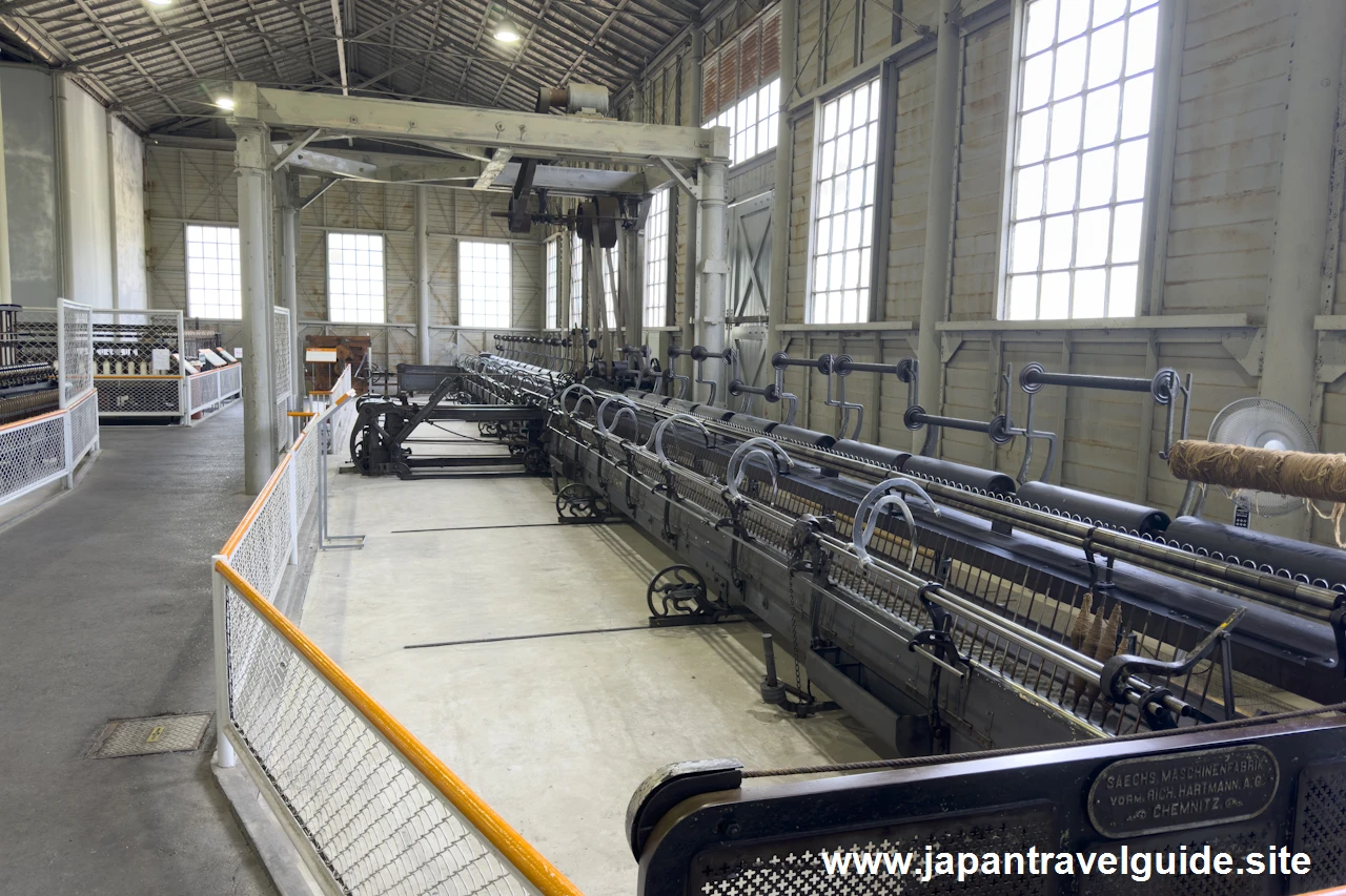 紡毛ミュール精紡機：機械館(明治村)のすべての機械の紹介(6)