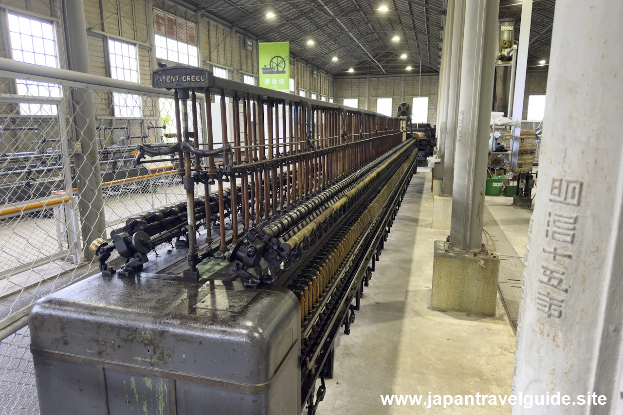 リング精紡機：機械館(明治村)のすべての機械の紹介(2)