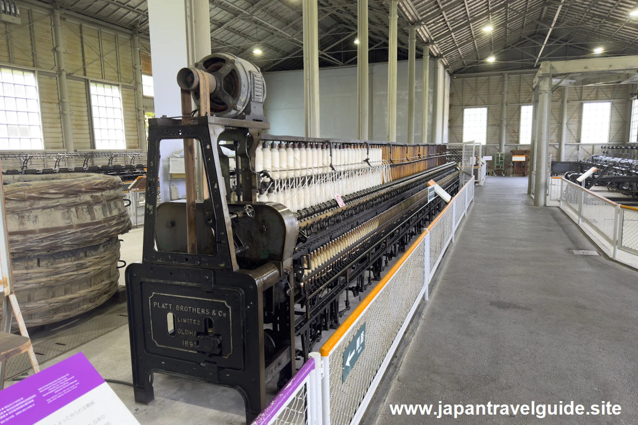 リング精紡機：機械館(明治村)のすべての機械の紹介(6)