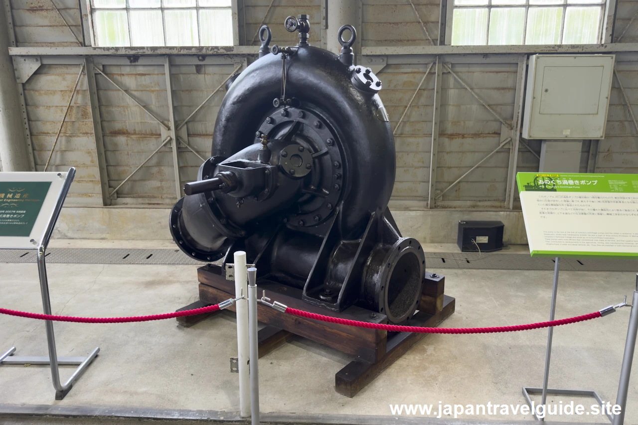 ゐのくち渦巻きポンプ：機械館(明治村)のすべての機械の紹介(2)