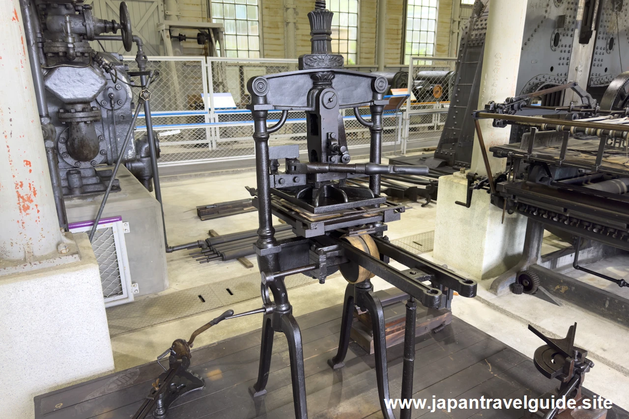 活版手引き印刷機：機械館(明治村)のすべての機械の紹介(4)