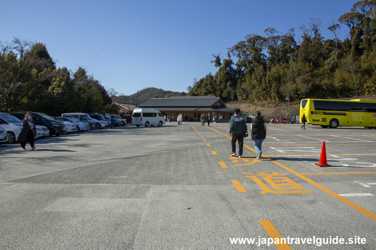 金閣寺の駐車場の場所(7)