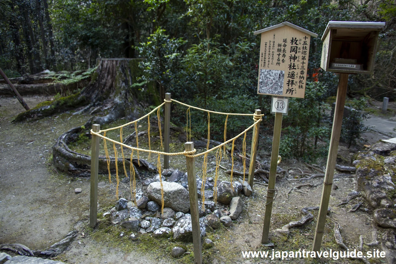 枚岡神社遥拝所：若宮十五社の御祭神および御神徳(2)