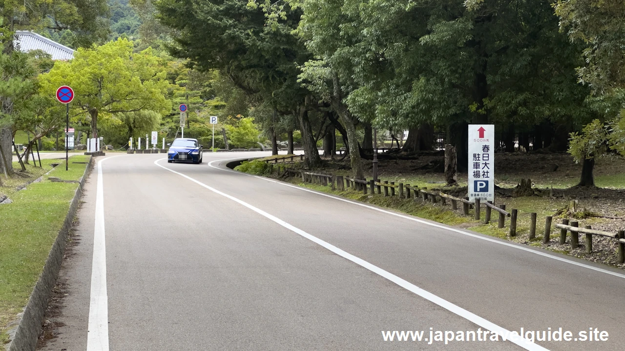 春日大社の駐車場の場所(4)