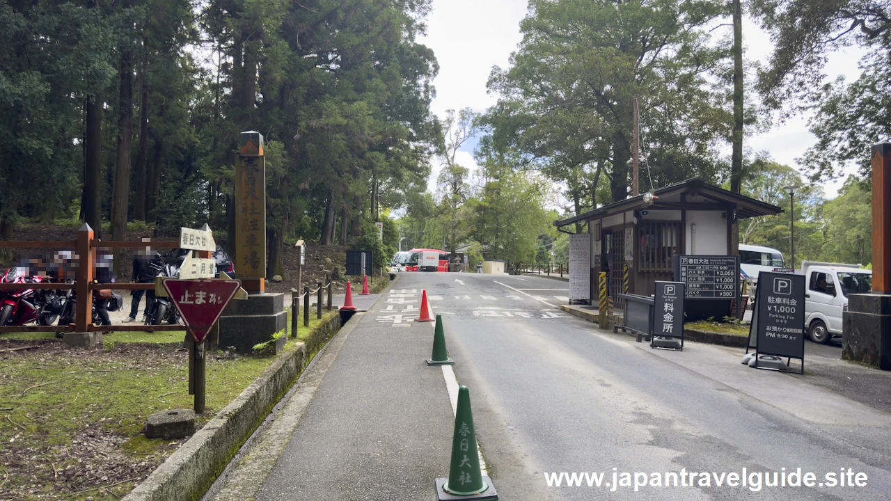 春日大社の駐車場の場所(9)