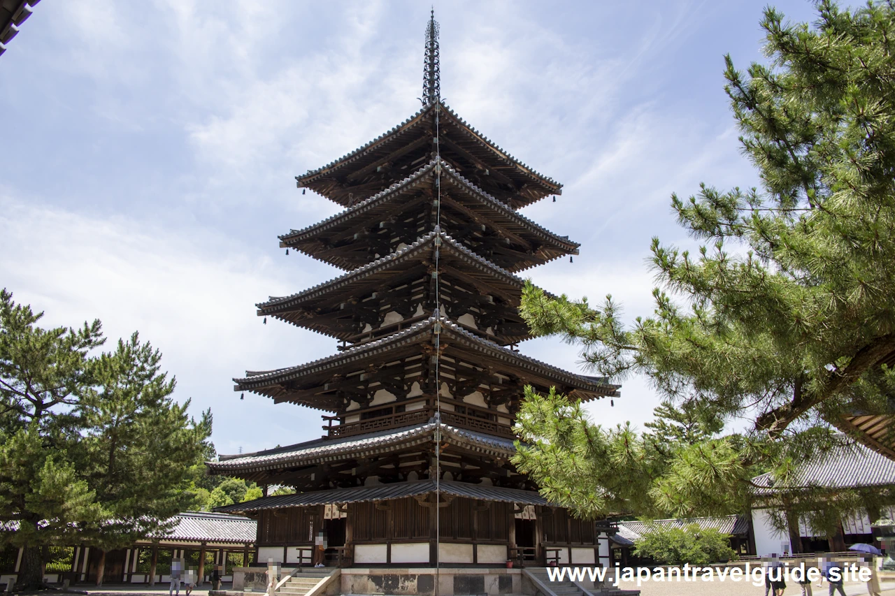 五重塔：法隆寺の見どころ(2)