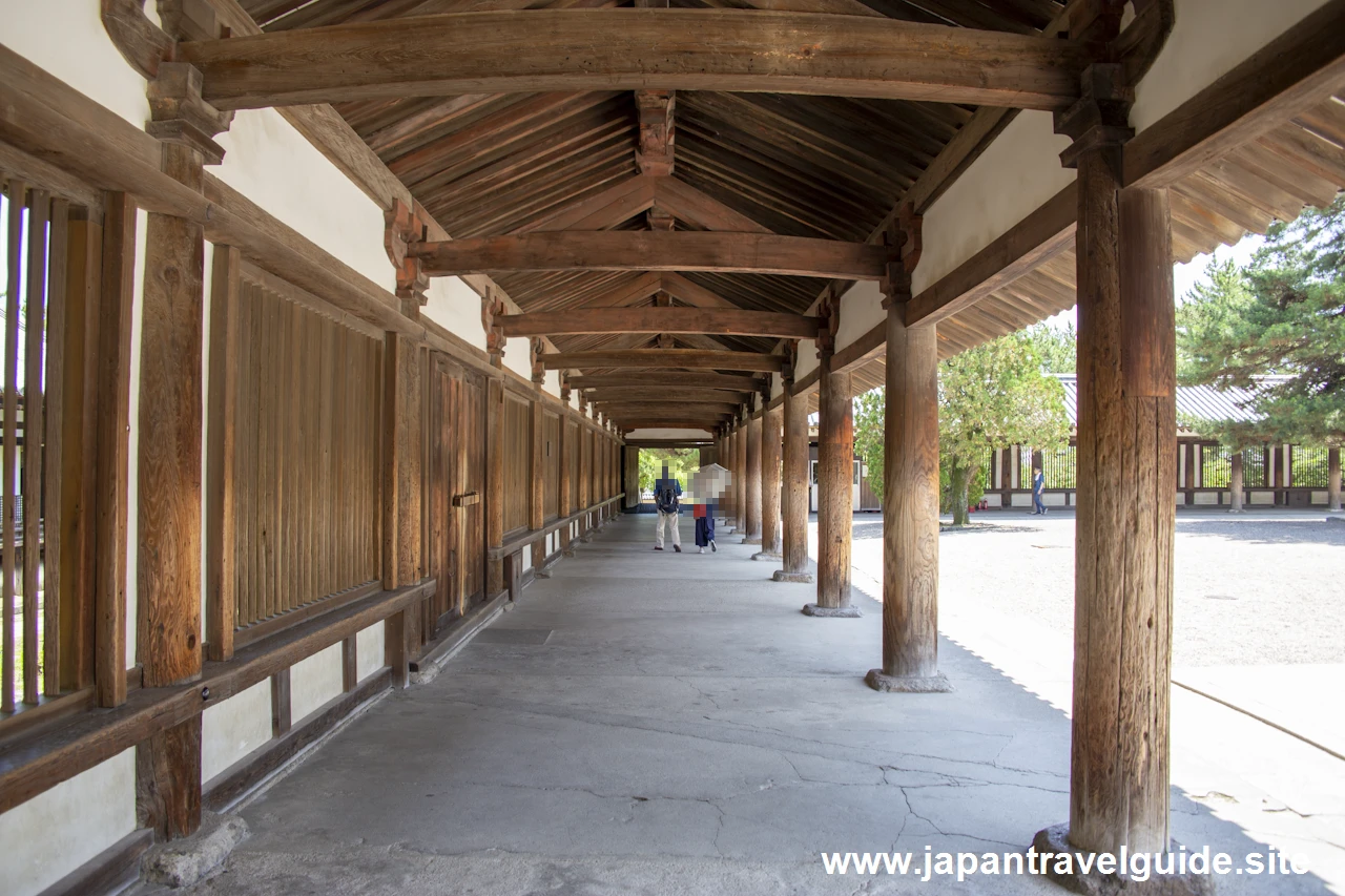 回廊：法隆寺の見どころ(1)