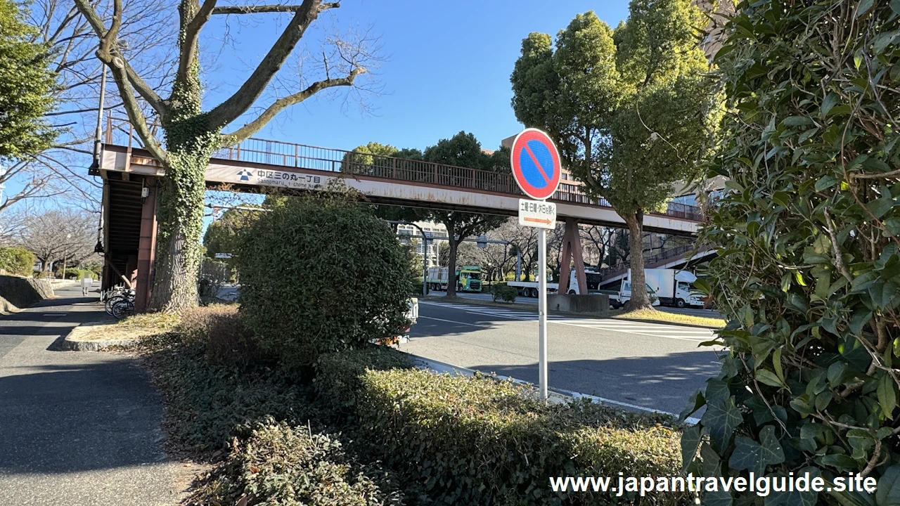 出来町通「中区三の丸一丁目」から「二の丸」：名古屋城周辺の路上駐車可能な道路と曜日(2)