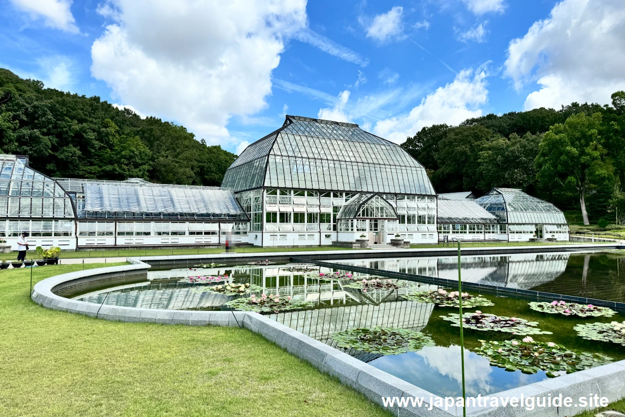 植物園の中の温室の場所(6)