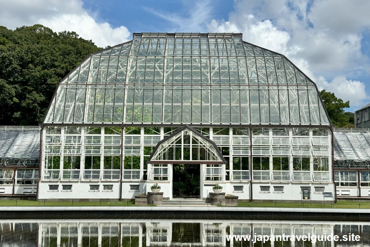 植物園の中の温室の場所(8)