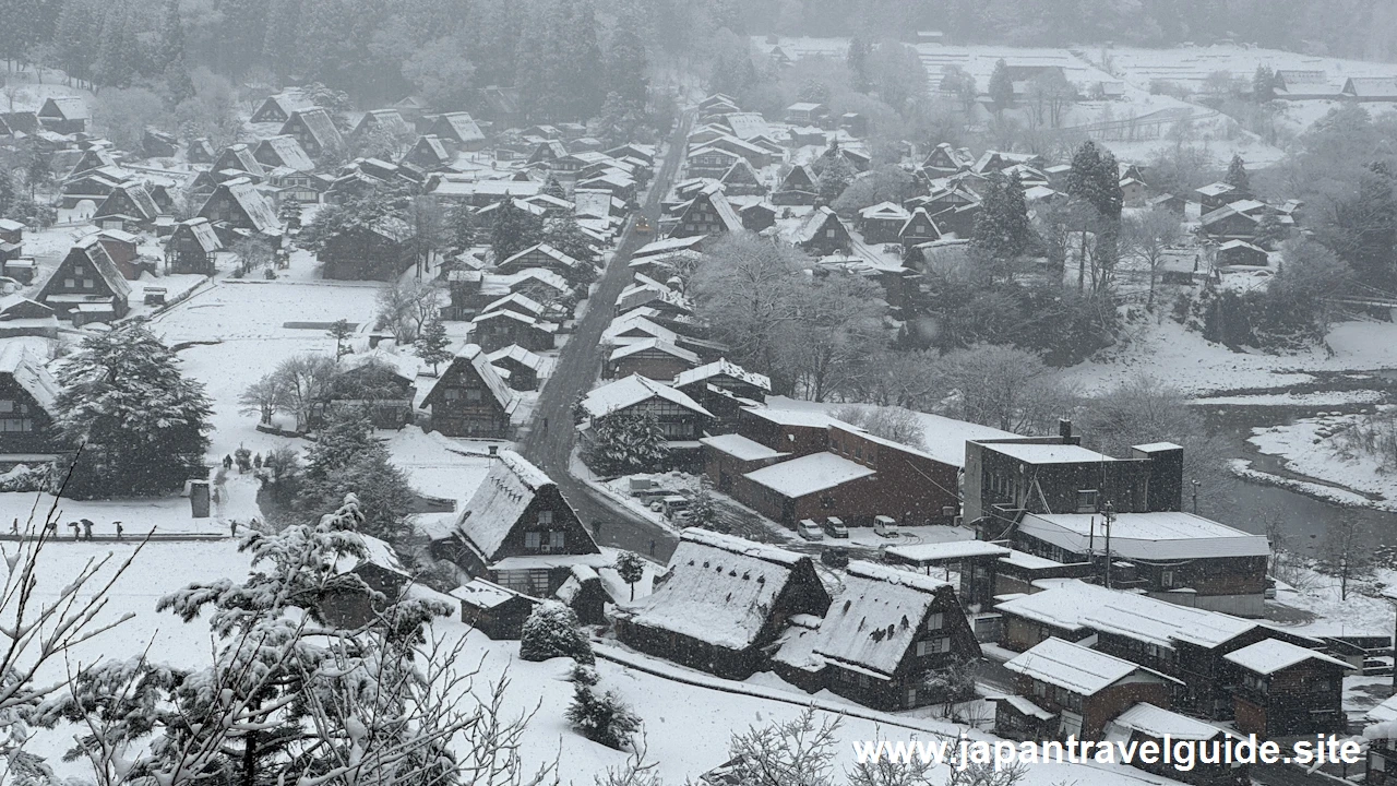 白川郷の雪景色：白川郷の見どころ(2)