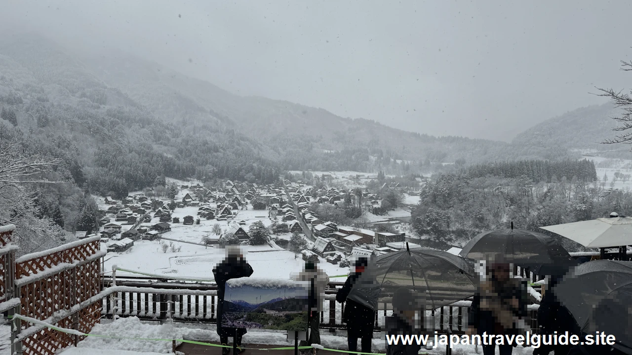 白川郷の雪景色：白川郷の見どころ(4)