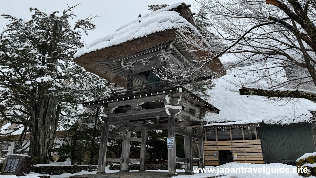 白川郷の雪景色：白川郷の見どころ(5)