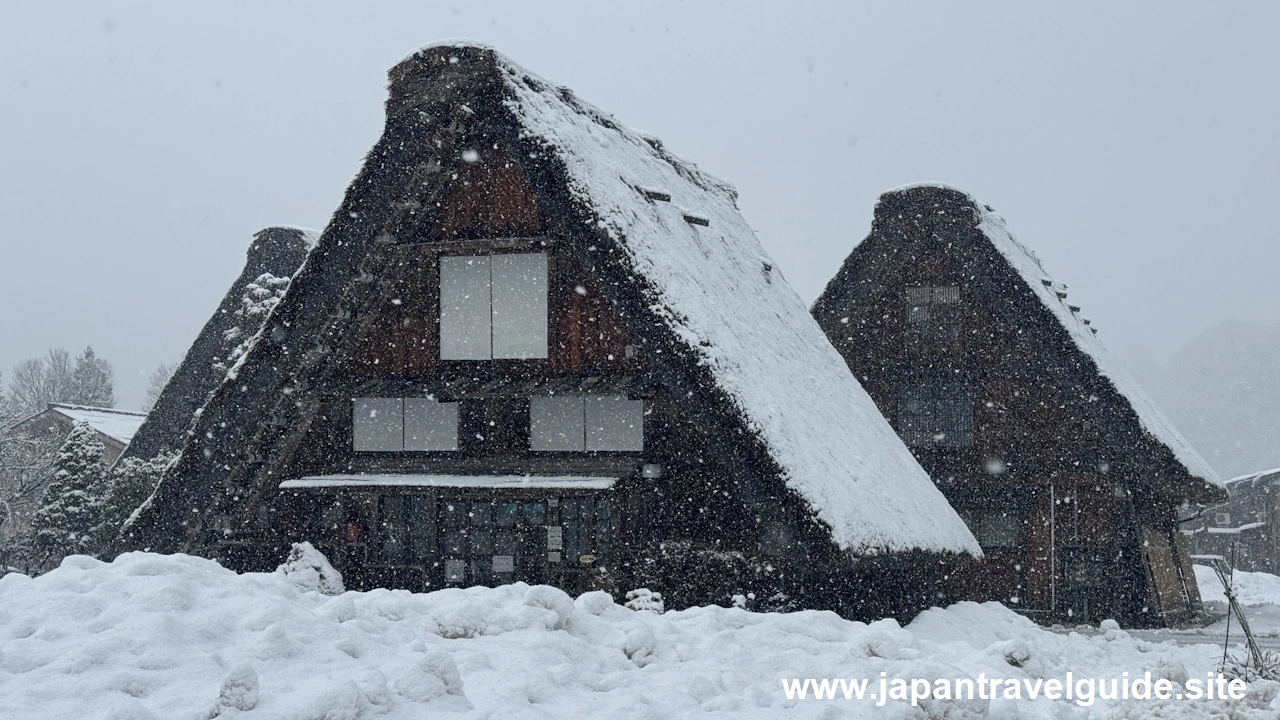 白川郷の雪景色：白川郷の見どころ(8)