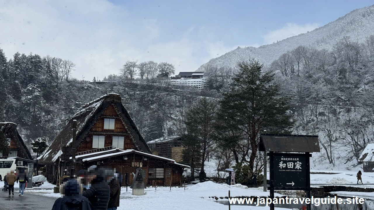 白川郷の雪景色：白川郷の見どころ(9)