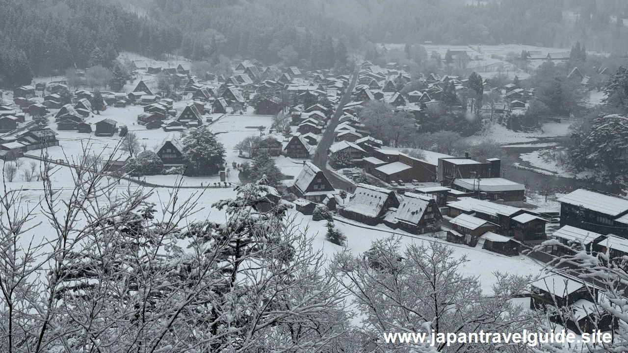 展望台：白川郷の雪景色の見どころ(7)