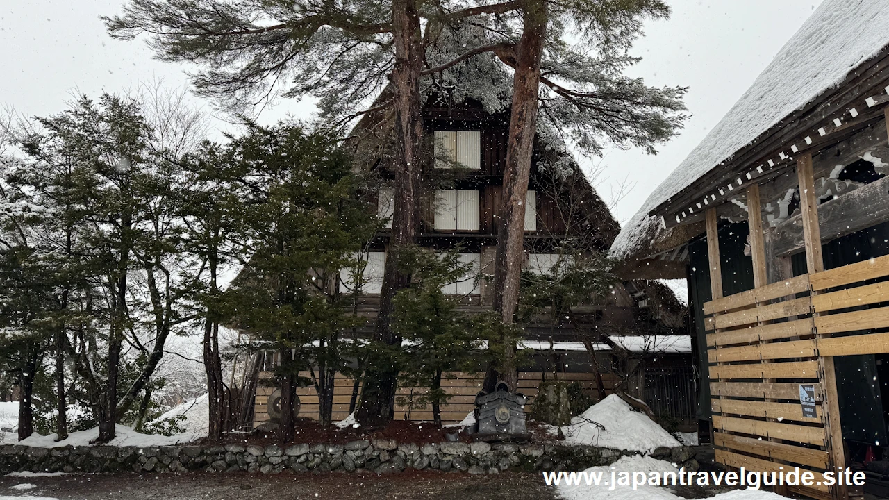 明善寺の雪景色：白川郷の雪景色の見どころ(6)