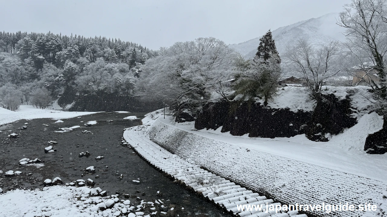 であい橋：白川郷の雪景色の見どころ(6)