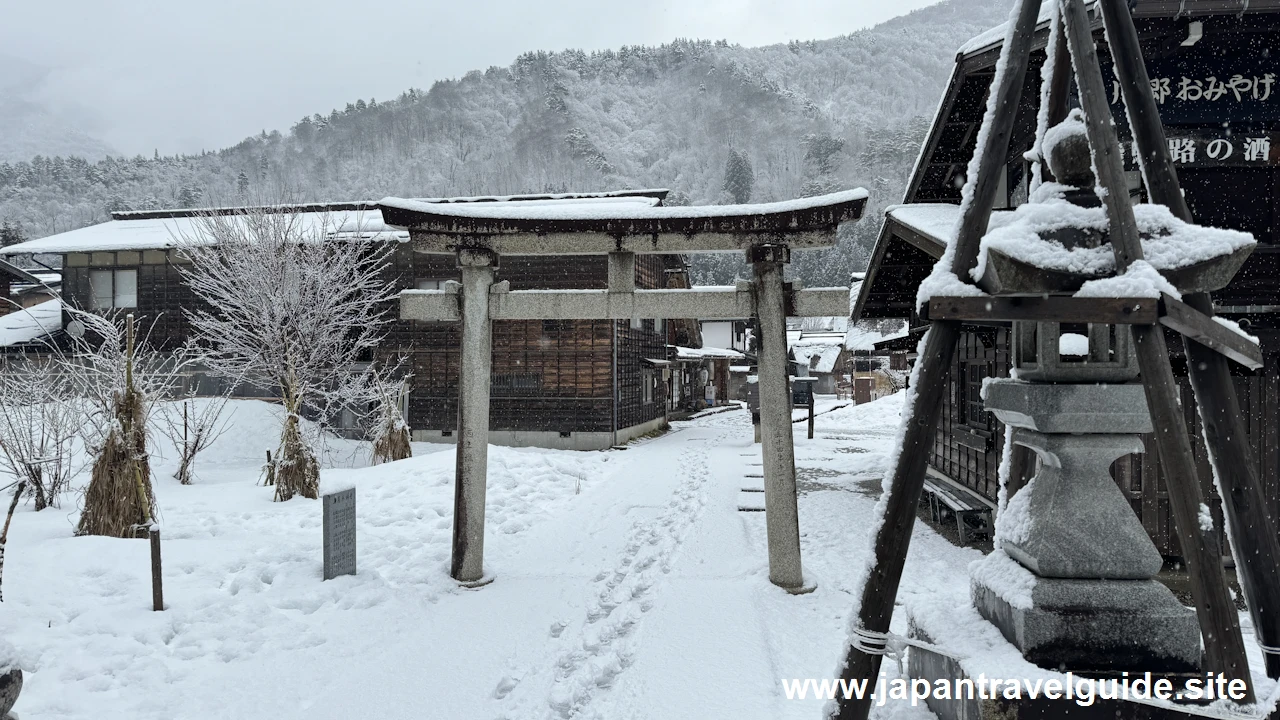 白川郷の街並み：白川郷の雪景色の見どころ(1)