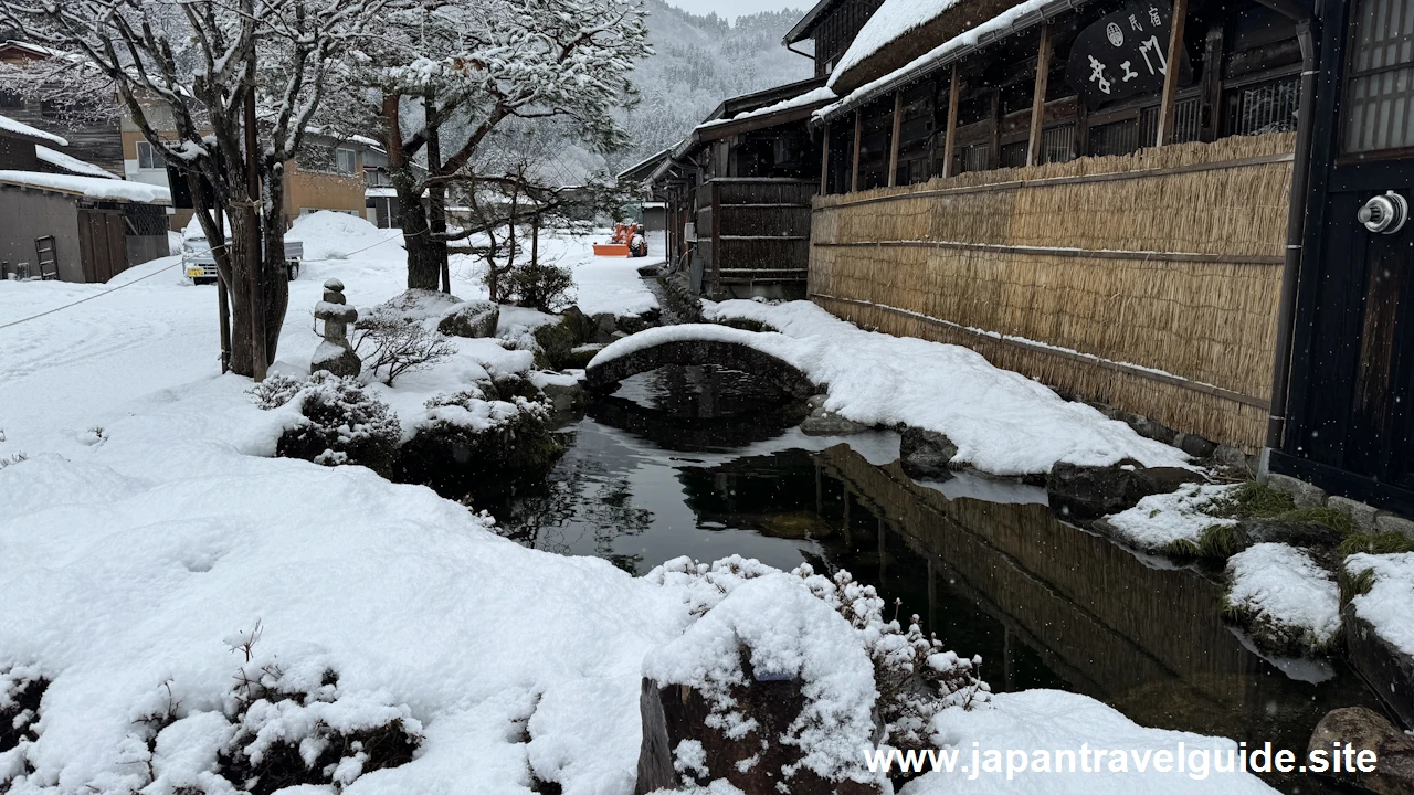 白川郷の街並み：白川郷の雪景色の見どころ(4)