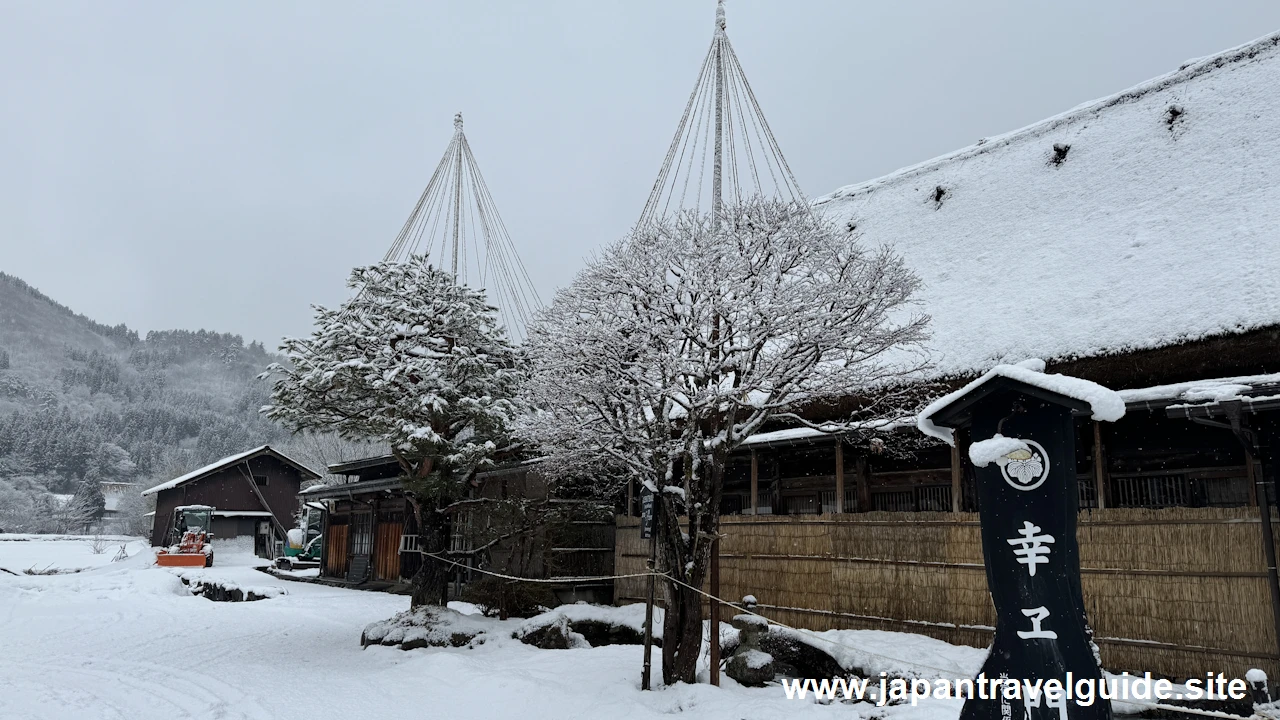 白川郷の街並み：白川郷の雪景色の見どころ(5)