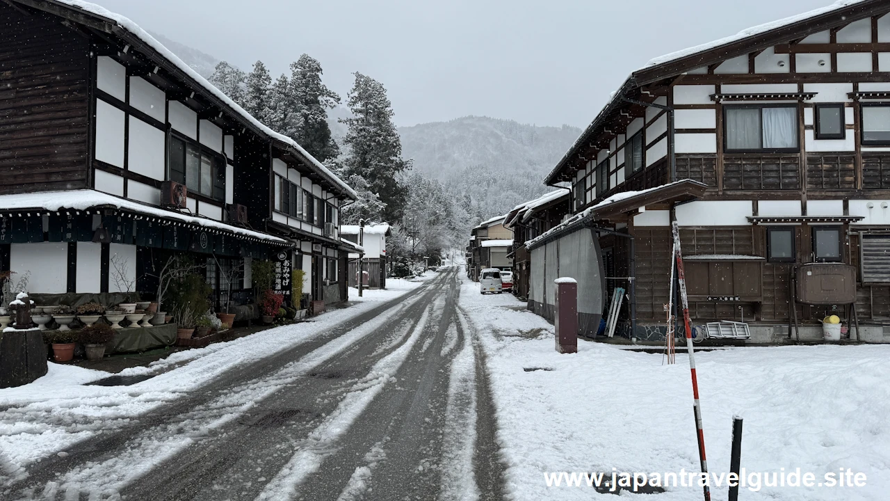 白川郷の街並み：白川郷の雪景色の見どころ(6)