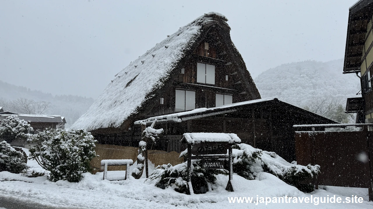 白川郷の街並み：白川郷の雪景色の見どころ(7)