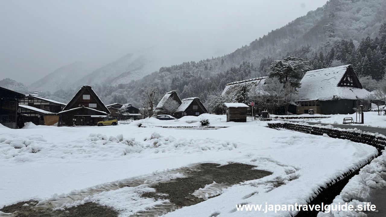 白川郷の街並み：白川郷の雪景色の見どころ(8)