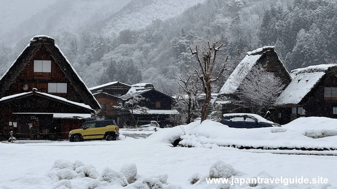 白川郷の街並み：白川郷の雪景色の見どころ(9)