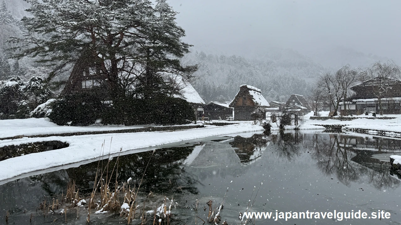 白川郷の街並み：白川郷の雪景色の見どころ(17)