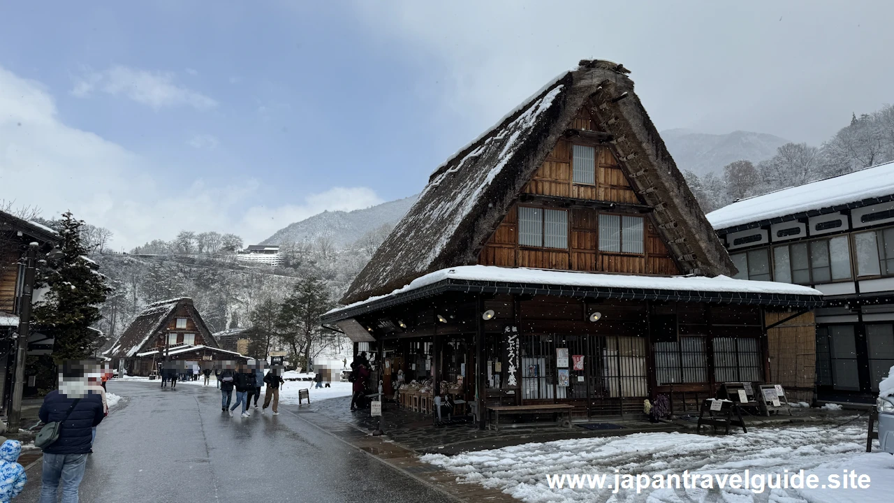 白川郷の街並み：白川郷の雪景色の見どころ(23)