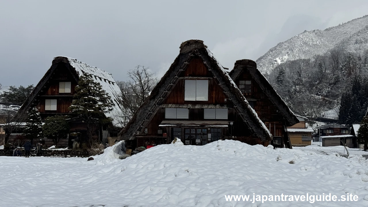 白川郷の街並み：白川郷の雪景色の見どころ(26)