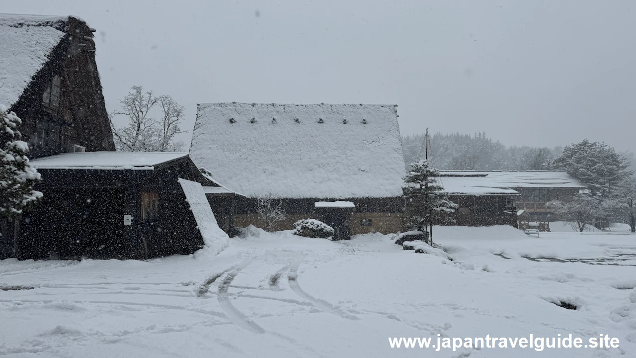 神田家の雪景色：神田家(白川郷)の見どころガイド(2)