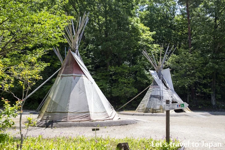 北アメリカ 平原インディアンのテント：リトルワールドの見どころ(17)