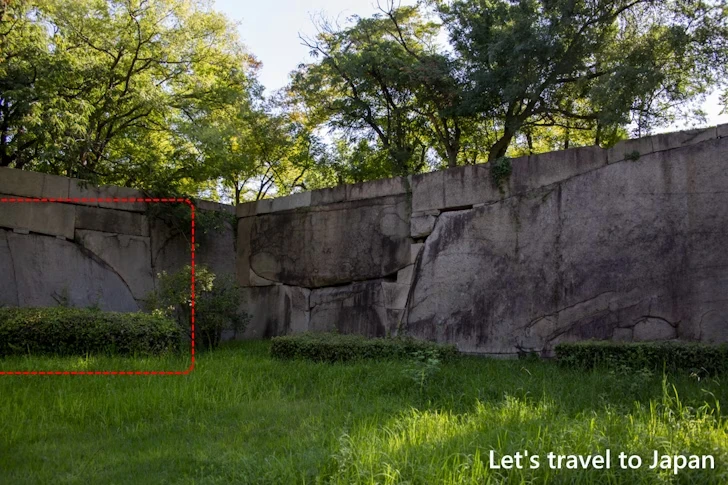 Kyobashiguchi-niban-ishi: Complete guide to the highlights of Osaka Castle Megalith(18)