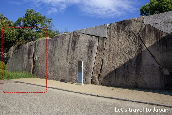 Goban-ishi: Complete guide to the highlights of Osaka Castle Megalith(4)